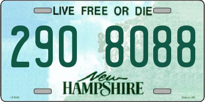 NH license plate 2908088