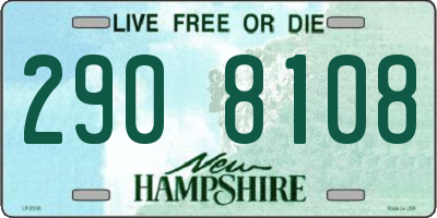 NH license plate 2908108