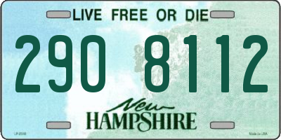 NH license plate 2908112