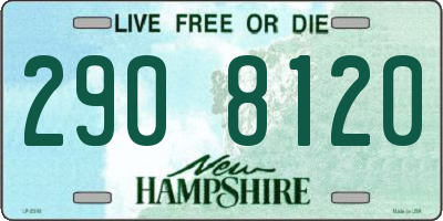 NH license plate 2908120