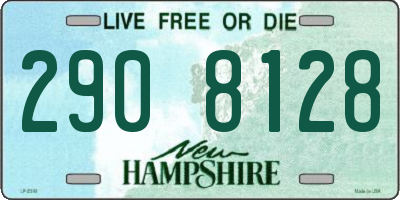 NH license plate 2908128