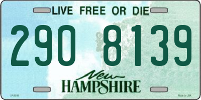 NH license plate 2908139