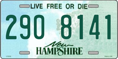 NH license plate 2908141