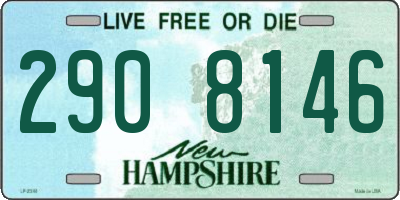 NH license plate 2908146