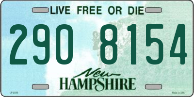 NH license plate 2908154