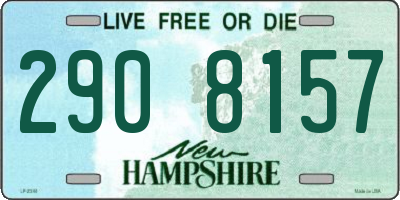 NH license plate 2908157