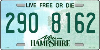 NH license plate 2908162