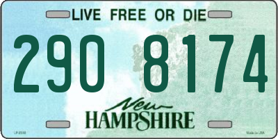 NH license plate 2908174