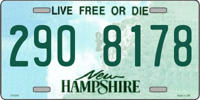 NH license plate 2908178