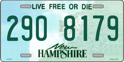 NH license plate 2908179