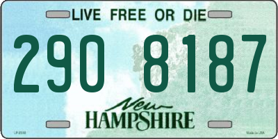 NH license plate 2908187