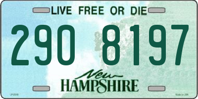 NH license plate 2908197