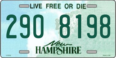 NH license plate 2908198