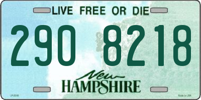 NH license plate 2908218