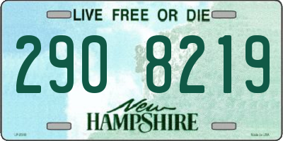 NH license plate 2908219