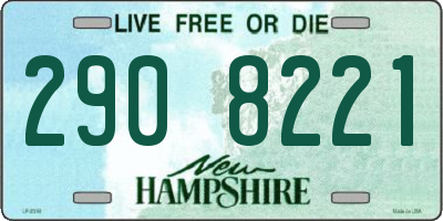NH license plate 2908221