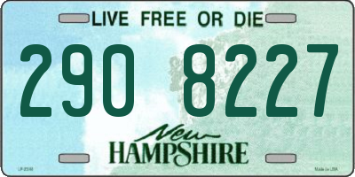 NH license plate 2908227