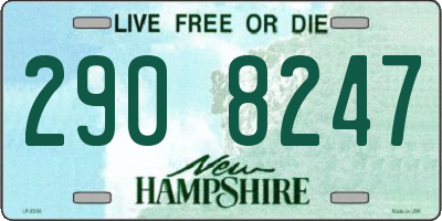NH license plate 2908247