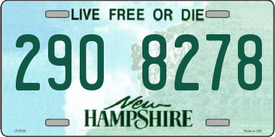 NH license plate 2908278