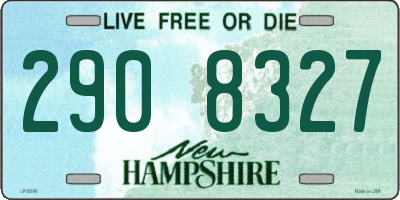 NH license plate 2908327