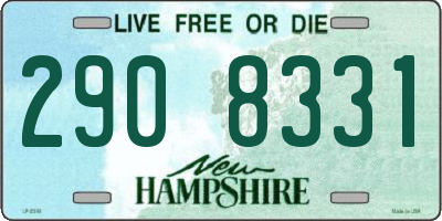NH license plate 2908331