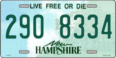 NH license plate 2908334