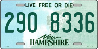 NH license plate 2908336