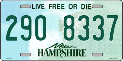NH license plate 2908337