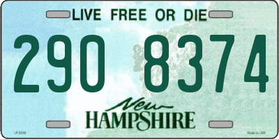 NH license plate 2908374