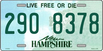 NH license plate 2908378