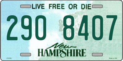 NH license plate 2908407
