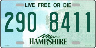 NH license plate 2908411