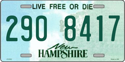 NH license plate 2908417
