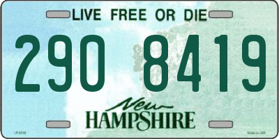 NH license plate 2908419