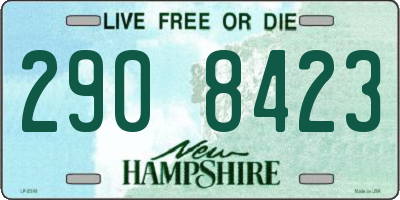NH license plate 2908423