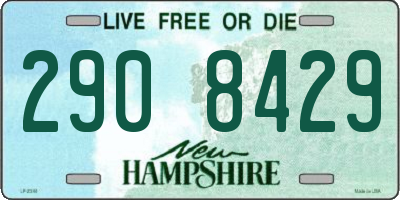 NH license plate 2908429