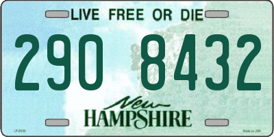 NH license plate 2908432