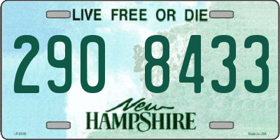 NH license plate 2908433