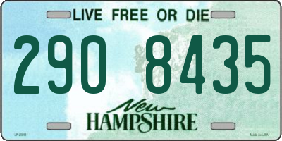 NH license plate 2908435
