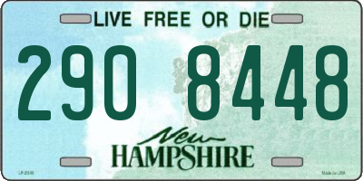 NH license plate 2908448