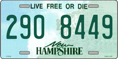 NH license plate 2908449