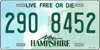 NH license plate 2908452