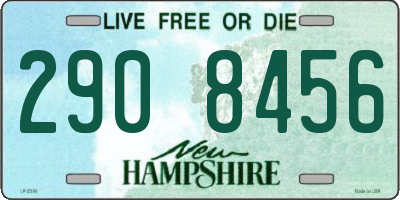 NH license plate 2908456