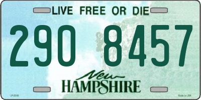 NH license plate 2908457