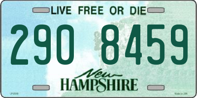 NH license plate 2908459