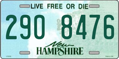 NH license plate 2908476
