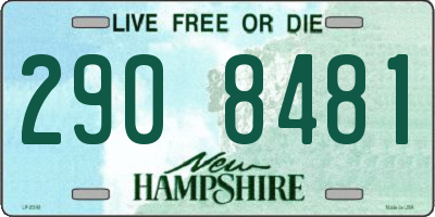 NH license plate 2908481