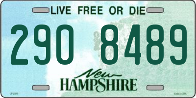 NH license plate 2908489