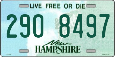 NH license plate 2908497