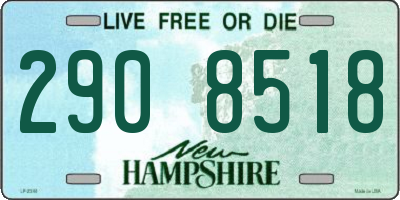 NH license plate 2908518
